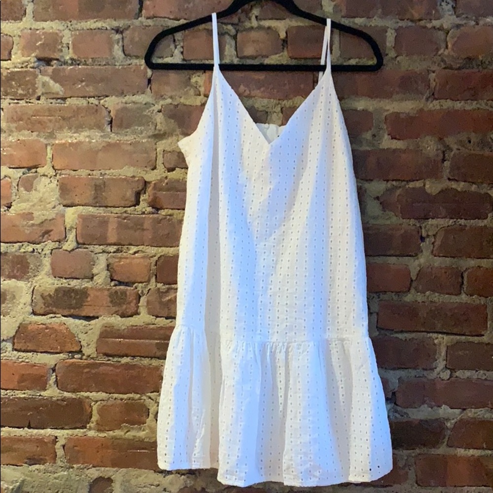 Clover and Stone White Eyelet Dress